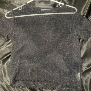 See-thru sparkly shirt